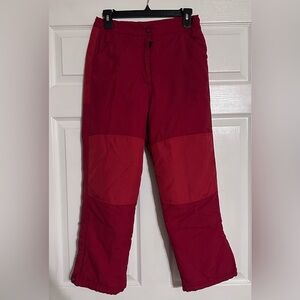 L.L. Bean Cherry Red Winter Pants